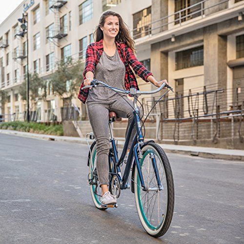  Sixthreezero sixthreezero EVRYjourney Womens Step-Through Hybrid Cruiser Bicycle (24-Inch and 26-Inch)