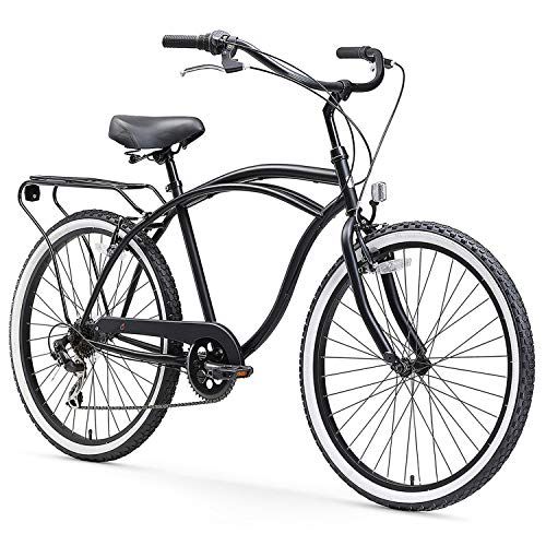  sixthreezero Around The Block Men’s Beach Cruiser Bicycle OR eBike 250W and 500W Electric Bike, 24-Inch and 26-Inch