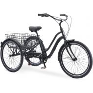 sixthreezero EVRYjourney 26 Inch 7-Speed Hybrid Adult Tricycle with Rear Basket