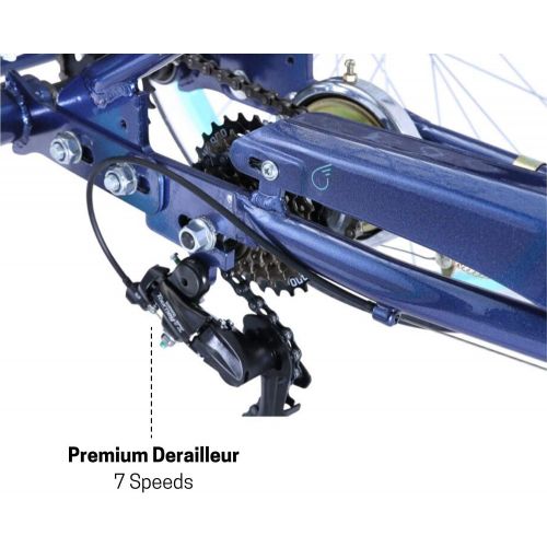  sixthreezero Body Ease 26 Inch 7-Speed Adult Tricycle with Rear Basket