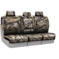 Skanda Coverking Front 50/50 Bucket Custom Fit Seat Cover for Select Toyota Tundra Models - Neosupreme Camo Real Tree (APG with Black Sides)