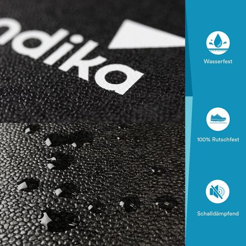  [아마존베스트]Skandika Floor Protection Mat for Exercise Bike and Vibration Plates, Multifunctional Mat for Sport and Fitness, Made in Germany, Odourless, Non-Slip, Shockproof, Water-Repellent,