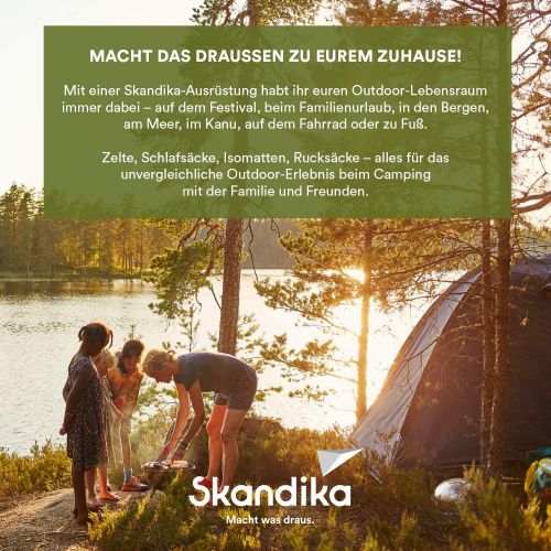  Skandika outdoor Skandika Daytona XXL Familienzelt fuer 6 Personen mit 3000mm Wassersaule (blau/grau)