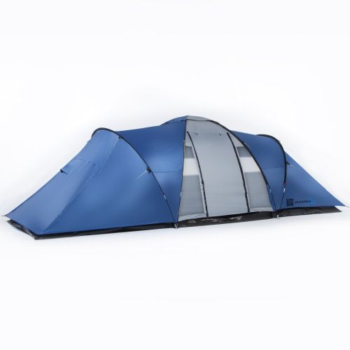  Skandika outdoor skandika Outdoor Harstad 6 Zelt, Blau/Grau, 645 x 245 cm