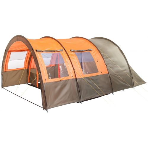  Skandika outdoor skandika Kemi 4 Personen Tunnelzelt mit 2 Schlafkabinen und 3000mm Wassersaule