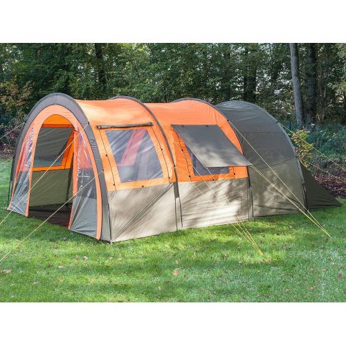  Skandika outdoor skandika Kemi 4 Personen Tunnelzelt mit 2 Schlafkabinen und 3000mm Wassersaule