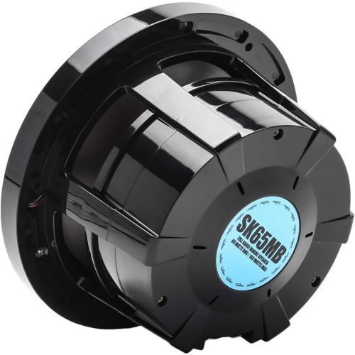  Skar Audio SK65MB 6.5 2-Way Marine Full Range 320 Watt Coaxial Speakers, Pair (Black)