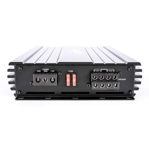  [아마존베스트]Skar Audio SKv2-200.4D Full-Range Class D MOSFET 4-Channel Car Speaker Amplifier, 1800W Max Power