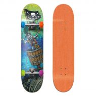 SkateXS Beginner Pirate Street Skateboard