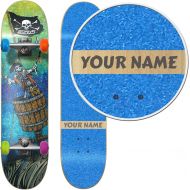 SkateXS Personalized Beginner Pirate Street Skateboard