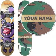 SkateXS Personalized Beginner Panda Street Kids Skateboard