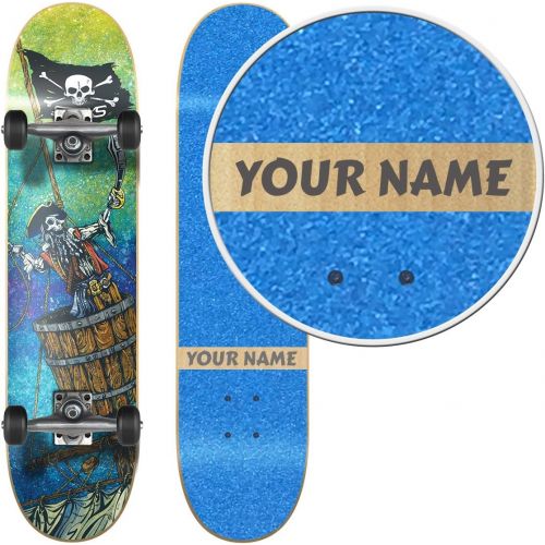  SkateXS Personalized Beginner Pirate Street Skateboard