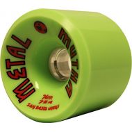 Skateboard Longboard Wheels Metal CNC Aluminum Core 76Mm 78A Green Dregs Race