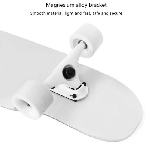  Skateboard Girls Fashion Trend Dance Board Brush Street Travel Professional Anti Surface Magnesium Alloy Bracket (Color : Red, Size : 1182513cm)