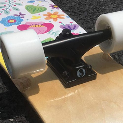  Skateboards Anfanger All Wheel Skate Teen Boys Und Girls Erwachsene Allgemeines Strassenbuerste Strasse Kurzes Single Rocker Weiss 73 * 20 (Color : Weiss, Size : 73 * 20 * 15cm)