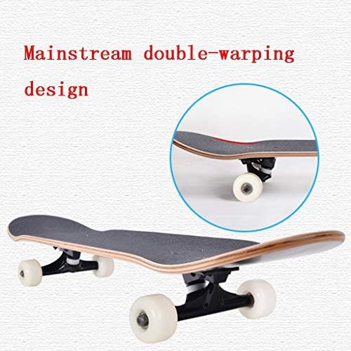  Skateboards Double-Warping-Typ Brush Street Travel Professionelles Board Anfanger Jungen Und Madchen Allgemein Farbverlauf Autobahn 79 * 20 * 10 (Color : Pink, Size : 79 * 20 * 10c