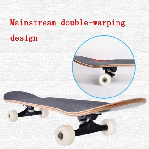  Skateboards Double-Warping-Typ Brush Street Travel Professionelles Board Anfanger Jungen Und Madchen Allgemein Farbverlauf Autobahn 79 * 20 * 10 (Color : Pink, Size : 79 * 20 * 10c