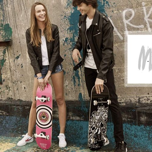  Skateboards Professionelle Bord Ahorn Holz Qualitat 4 Rad Bord Kinder Erwachsene Universal Pinsel Strasse Reise Pink Strasse Doppel Squat Car 79,5 * 20,5 * 15