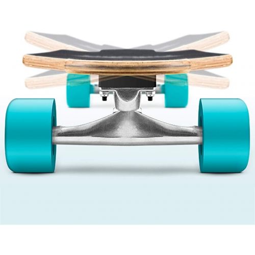  Skateboards 4 Rader Langes Brett Jungen Und Madchen Allgemein Pinselstrasse Anfanger Geschenk 92 Blau (Color : Blue, Size : 92 * 24 * 12cm)