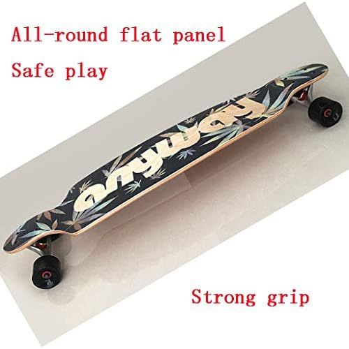  Skateboards Langes Dance Board Geschenk Sinking Board Reisebuerste Strasse Downhill Skills Braun Strassennutzung 102 * 22.5 * 15 (Color : Brown, Size : 102 * 22.5 * 15cm)