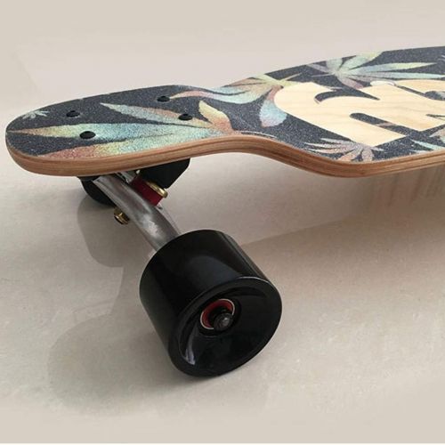  Skateboards Langes Dance Board Geschenk Sinking Board Reisebuerste Strasse Downhill Skills Braun Strassennutzung 102 * 22.5 * 15 (Color : Brown, Size : 102 * 22.5 * 15cm)