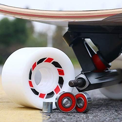  Skateboards Langes Mannliche Und Weibliche Erwachsene Kinder Allgemein Professionelle Buerstenstrassenreisen Tanzbrett Autobahn Doppelneigung Typ 4 Rad Roller 120 * 25 * 12 Schwarz