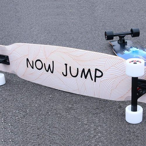  Skateboards Langes Mannliche Und Weibliche Erwachsene Kinder Allgemein Professionelle Buerstenstrassenreisen Tanzbrett Autobahn Doppelneigung Typ 4 Rad Roller 120 * 25 * 12 Schwarz