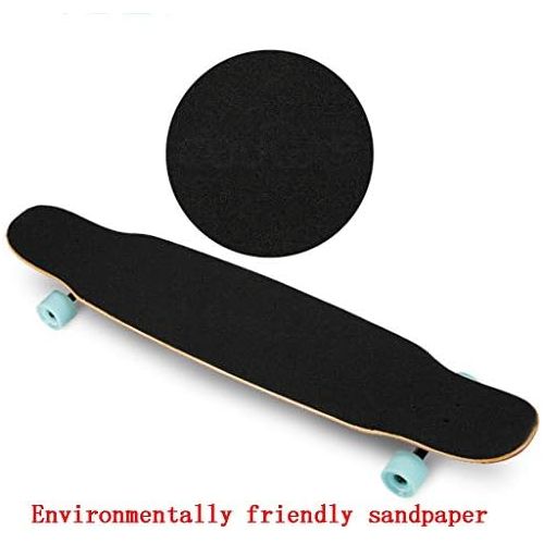  Skateboards Anfanger Long Scooter Road Use Geeignet Fuer Jungen Und Madchen Blau Brush Street Dance Board Allrad 107 * 22.9 * 15 (Color : Blue, Size : 107 * 22.9 * 15cm)