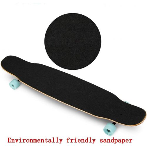  Skateboards Anfanger Long Scooter Road Use Geeignet Fuer Jungen Und Madchen Blau Brush Street Dance Board Allrad 107 * 22.9 * 15 (Color : Blue, Size : 107 * 22.9 * 15cm)