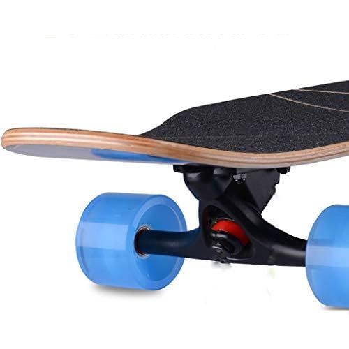  Skateboards Erwachsene Kinder Universal 24cm Schwarz Strassenbuerste Street Travel 4 Runde Long Board Jungen Und Madchen Professionelle Dance Board Double Tilt