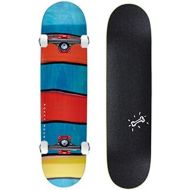 Skateboards 13cm Professionelles Board Ahornholz Qualitat Blau Double Rocker 4 Rad Short Board Anfanger Pinsel Street Travel (Color : Blue, Size : 80 * 20 * 13cm)