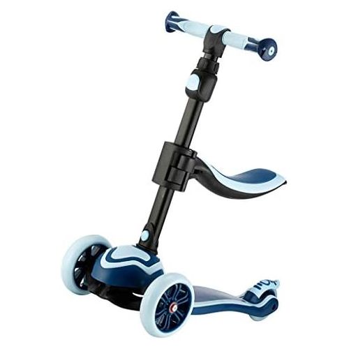  Skateboards DREI In Einem Multifunktionsgebrauch Kinderspielauto Babyauto Jungen Sitz 3-6-9 Jahre Blau 62cm Roller (Color : Blue, Size : 62 * 28 * 88cm)