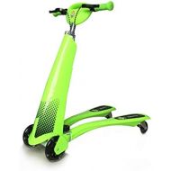 Skateboards Gruen 76cm Froschkinderwagen 4 Runde Blitz 4-8-10 Jahre Alte Jungen Und Madchen Schere Auto Beine Schwingen Auto Roller (Color : Green, Size : 80 * 28 * 76cm)