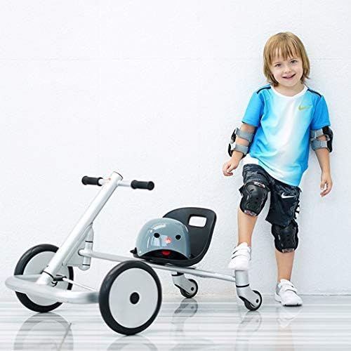  Skateboards Kleinkind-Drift-Auto Geschenk Guter Junge 3-6 Jahre Alt Balance Auto Rutsche Auto Selbstspielzeug 90.3cm Weiss Roller (Color : Weiss, Size : 90.3 * 59.8 * 49.5cm)