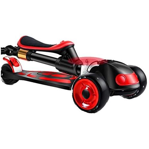  Skateboards 1-3-6-8 Jahre Altes Schieben DREI In Einem Koennen Sitzen 2-12 Jahre Altes Kind Jo-Auto 60cm Schwarzes Manner Und Frauen-Baby-Skate (Color : Black, Size : 60 * 29 * 65cm