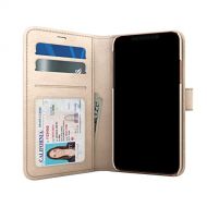 Skech Polo Book Wallet Case for Apple iPhone Xs Max - Gold