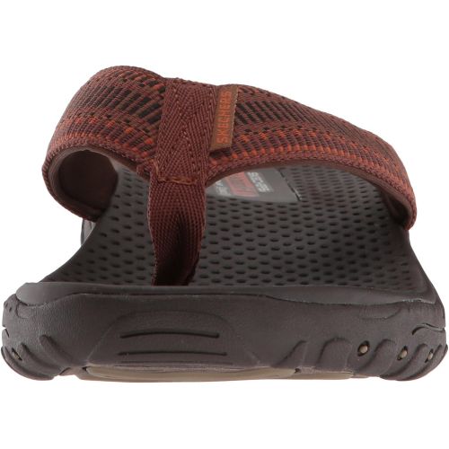 스케쳐스 Skechers Mens Relaxed Fit-Reggae-Belano Flip-Flop