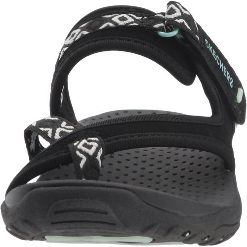 스케쳐스 Skechers Womens Reggae-Trailway Slop Sandals Flip-Flop