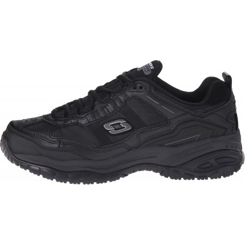 스케쳐스 Skechers for Work Mens Soft Stride Mavin Slip Resistant Athletic Oxford