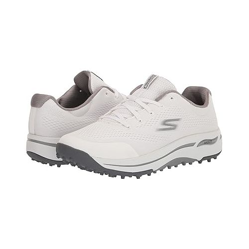 스케쳐스 Skechers Women's Arch Fit Golf Shoe Sneaker, White, 5.5 Wide