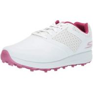 Skechers Womens Max Golf Shoe, White/Purple, 6 W US