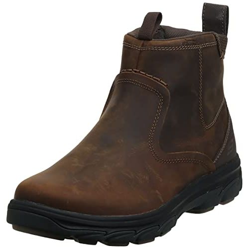 스케쳐스 Skechers Mens Resment-Korver Chelsea Boot Side Zip Hiking