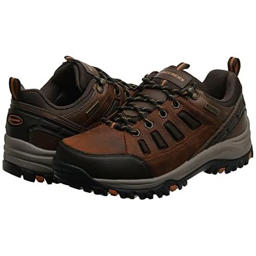 스케쳐스 Skechers Mens Relment-semego Waterproof Hiker Lo Hiking Shoe