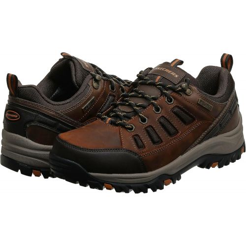 스케쳐스 Skechers Mens Relment-semego Waterproof Hiker Lo Hiking Shoe