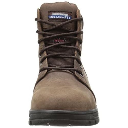 스케쳐스 Skechers for Work Womens Workshire Peril Steel Toe Boot