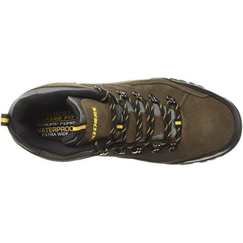 스케쳐스 Skechers Mens Relment Pelmo Chukka Waterproof Boot