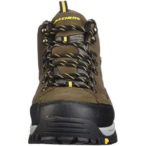 스케쳐스 Skechers Mens Relment Pelmo Chukka Waterproof Boot