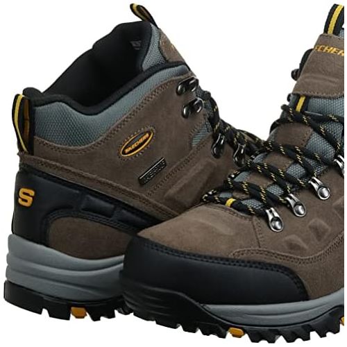 스케쳐스 Skechers Mens Relment Pelmo Chukka Waterproof Boot