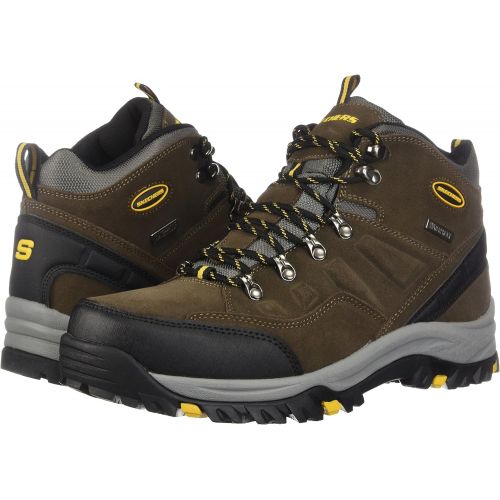 스케쳐스 Skechers Mens Relment Pelmo Chukka Waterproof Boot