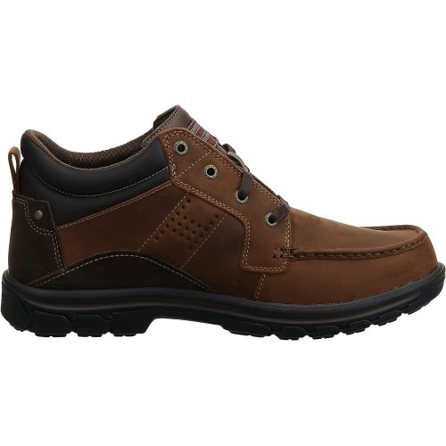 스케쳐스 Skechers Mens Segment Melego Leather Chukka Waterproof Boot